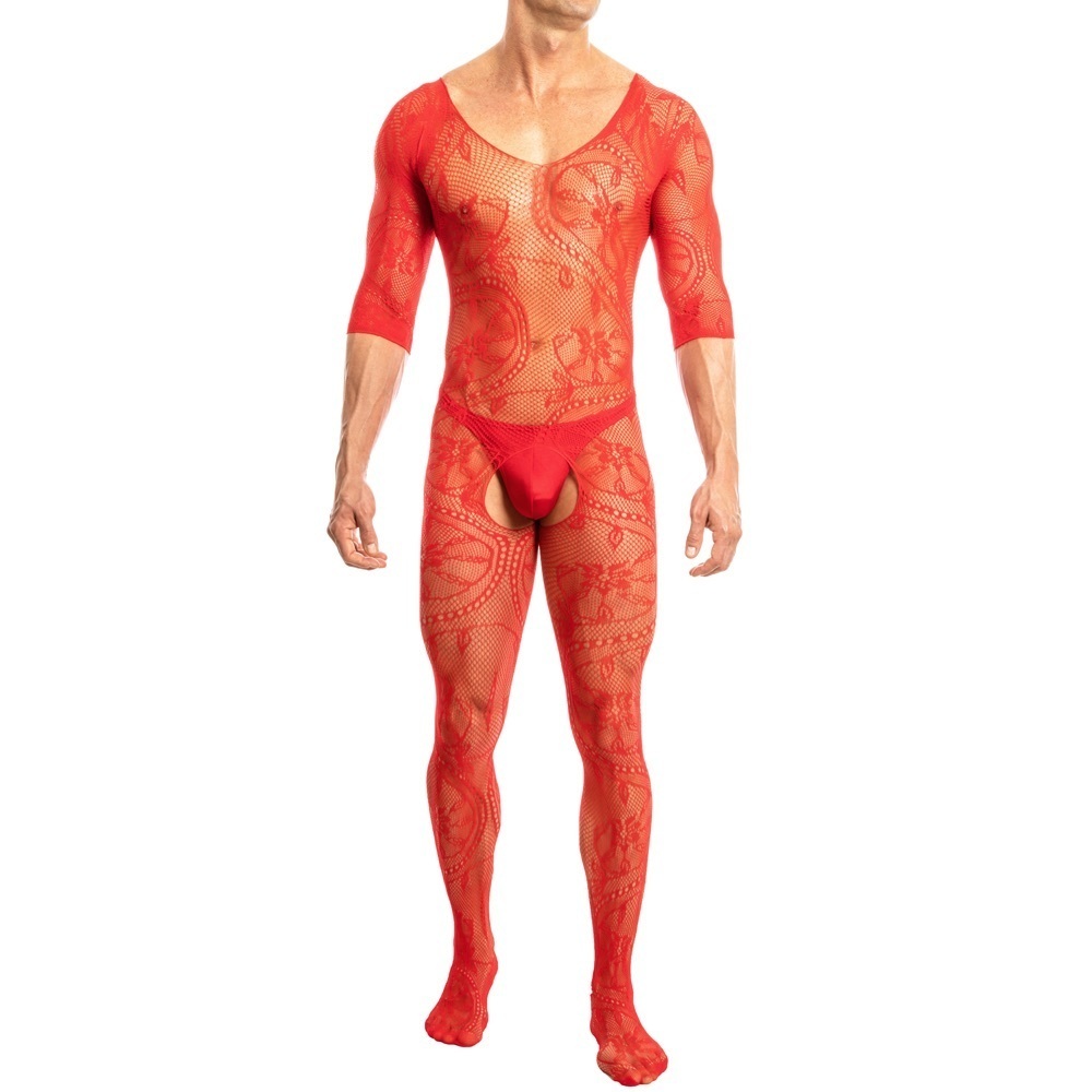 Men’s Red Body Stocking #SMC004